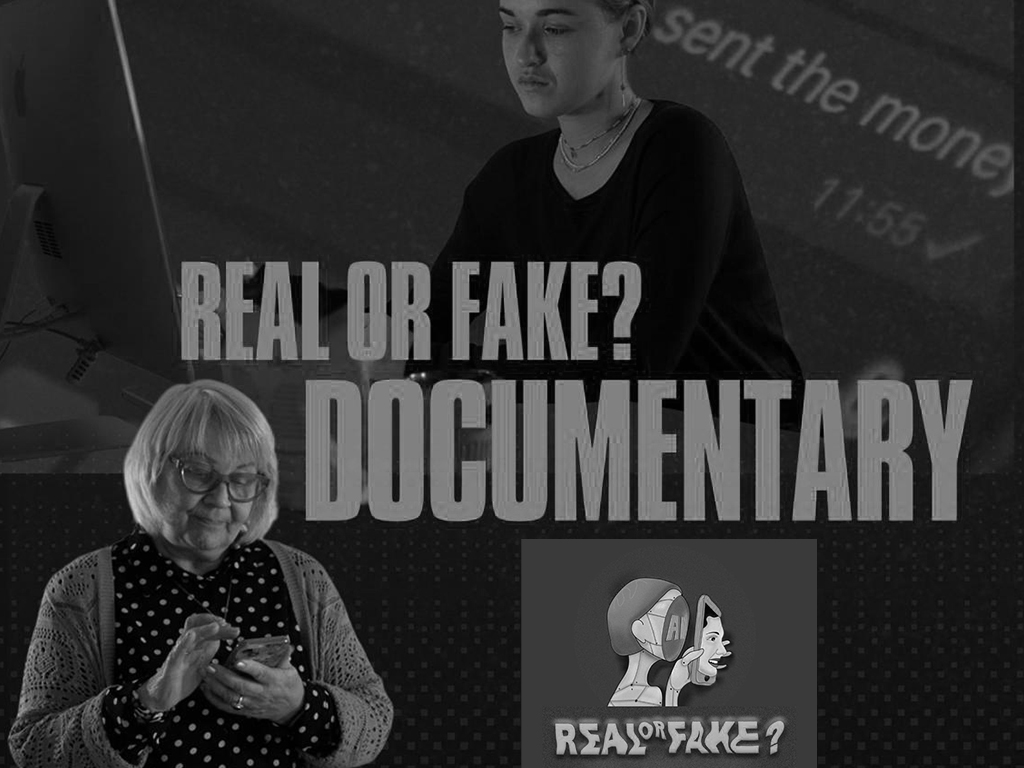 a poster of the documentary named Real or Fake