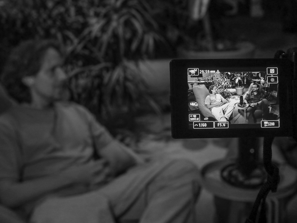 person infront of the camera